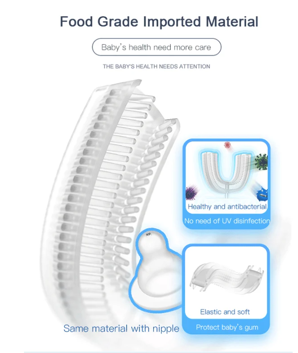 U-shaped children&#039;s toothbrush