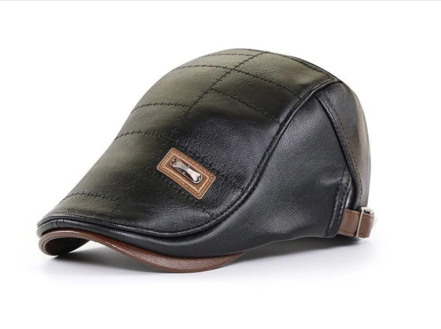 2024 New Year Hot Sale   2023 High Quality Trendy Leather Beret