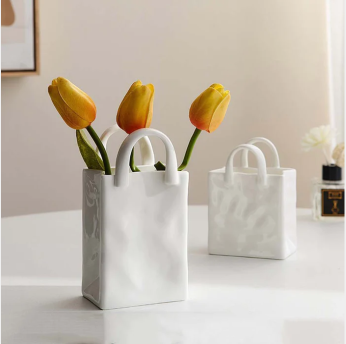 Modern  Design Bag Vase Ornaments