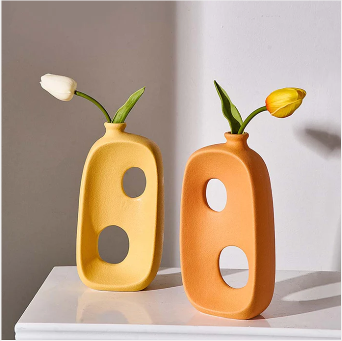 Morandi Abstract Vase