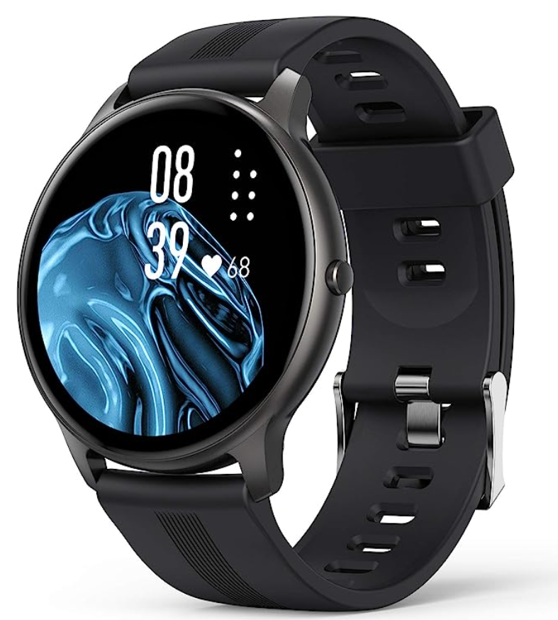 AGPTEK Relógio Inteligente, Relógio Inteligente para Homens e Mulheres IP68 À Prova d&#039;Água com Tela Touch Color Monitor de Frequência Cardíaca Pe