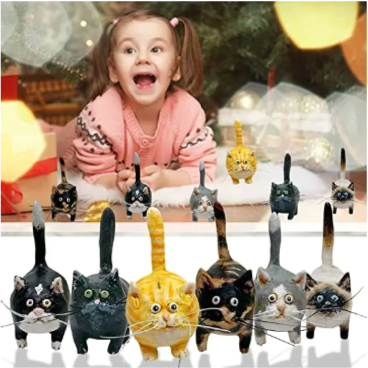 Early Christmas Sale - Kitty Ciniature Sculpture