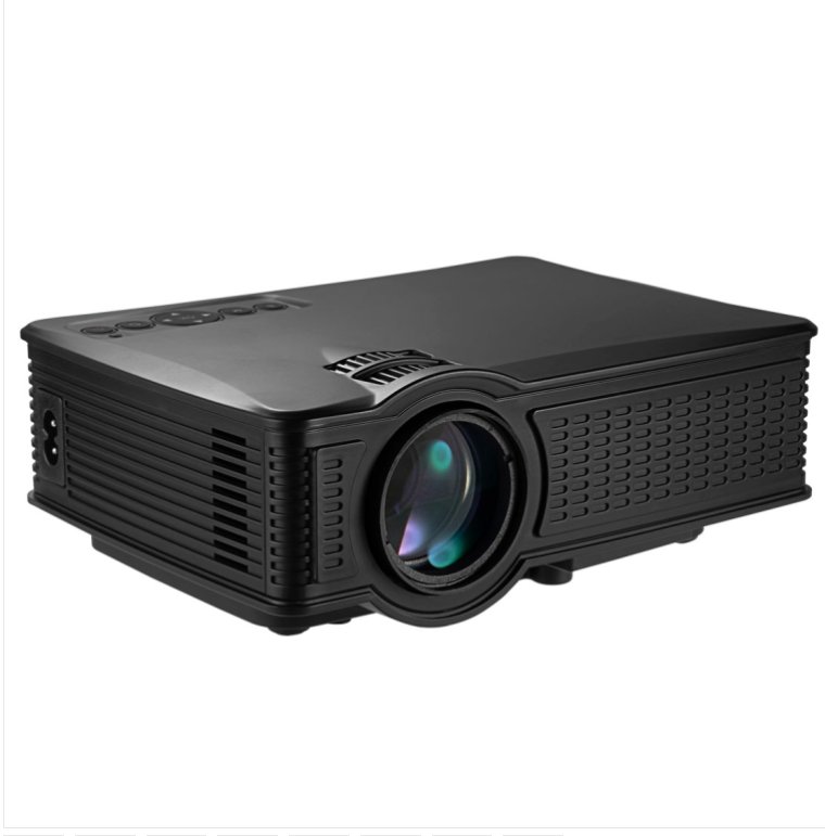 LY-50 1800 Lumen 1280x800 LED Projector with Remote Control Support AV &amp; USB VGA &amp; HDMI (Color: Black)