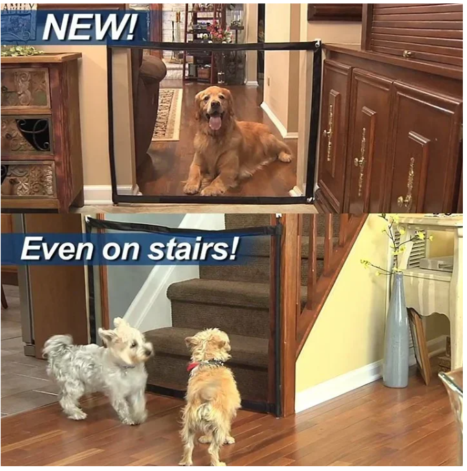 Portable Kids &amp; Pets Safety Door Guard
