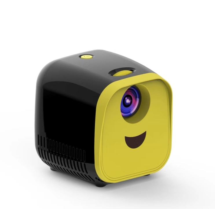 L1 Kids Projector Micro Mini LED Home Portable Built-in Speaker Projector AOGUI