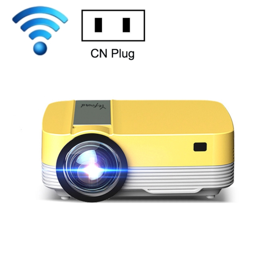 Z6 Home LED HD Smart Compact Projector with GB Plug (WiFi Android)