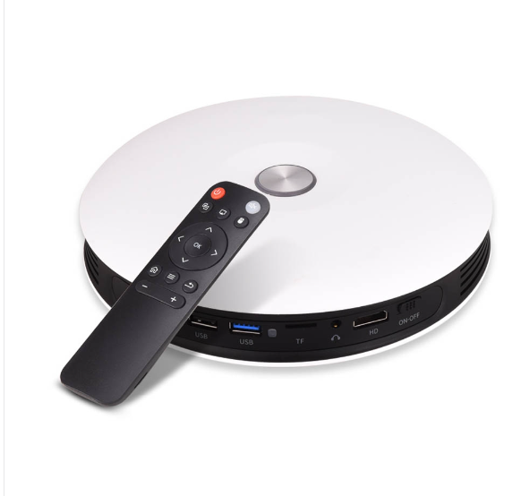 WEJOY DL-S9 1280x720P 300 Lumens LED Smart HD Projector, Android 6.0, 2G+16GB, UK Standard