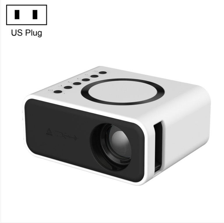 T300S 320x240 24ANSI Lumens Mini LCD Projector with Wired &amp; Wireless Simultaneous Screen Support