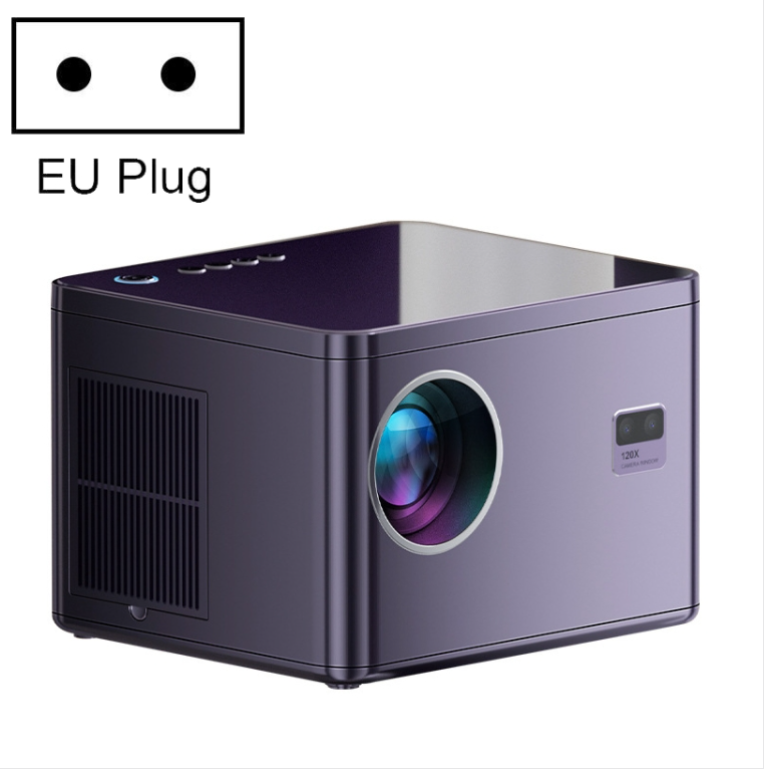 K1 1080P HD Electric Focus Projector Home 5G Dual Band WiFi Wireless Projector