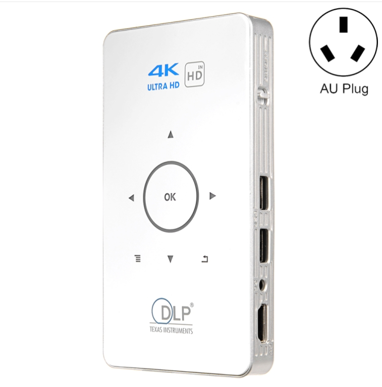 C6 1G+8G Android System Smart DLP HD Mini Projector Portable Home Phone Projector