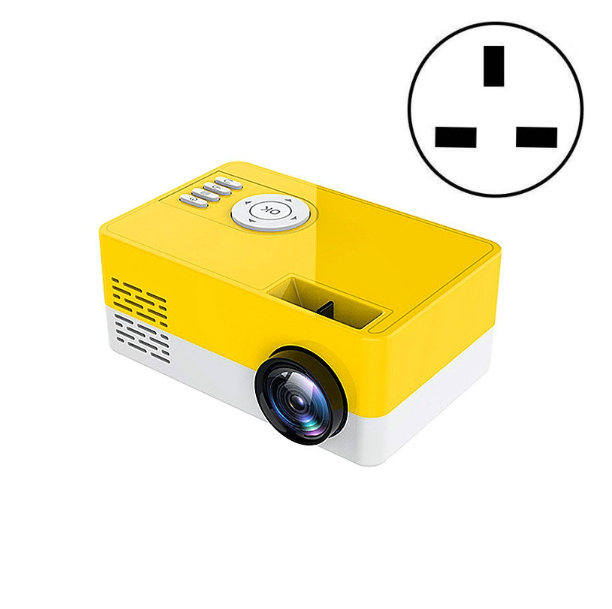 S261/J16 Home Mini HD 1080P Portable LED Projector, Supports TF Card/AV/U Disk, Plug Specification: British Standard