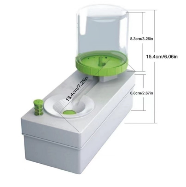 Brush brush cleaner, water circulation brush cleaner, brush washer with water container, 1st generation green