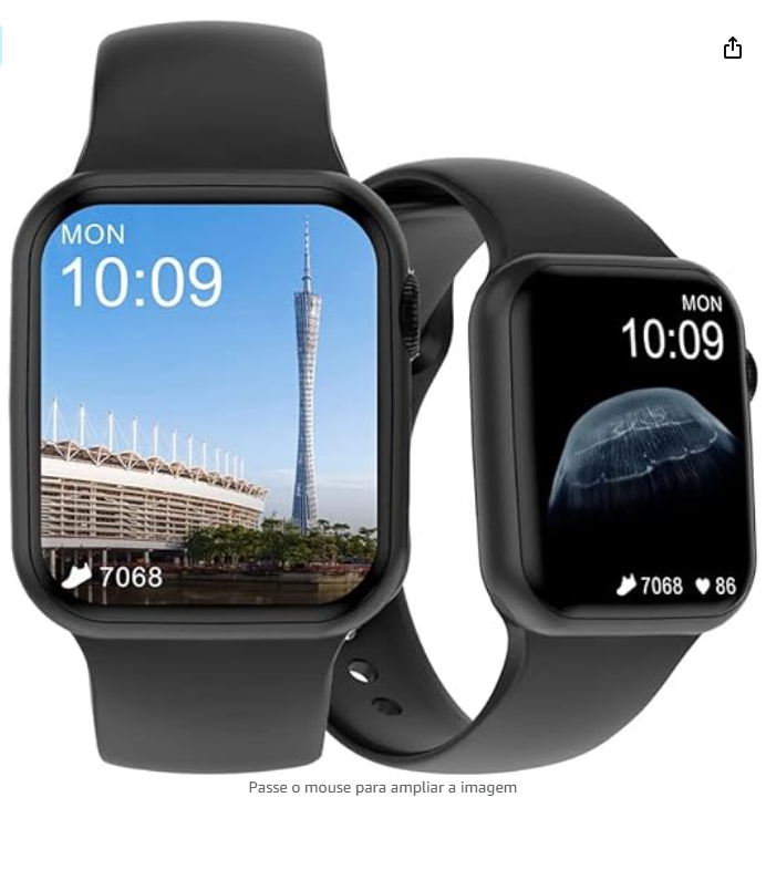 Smartwatch DT100 Relógio Inteligente Bluetooth Chamada Personalizado 1.75&quot; Relógio Dinâmico rosto ip68 à prova d água Smartwatch masculino femini