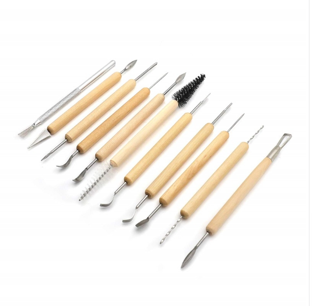 11pcs/set 11pcs/set soft clay clay DIY wooden knife tool