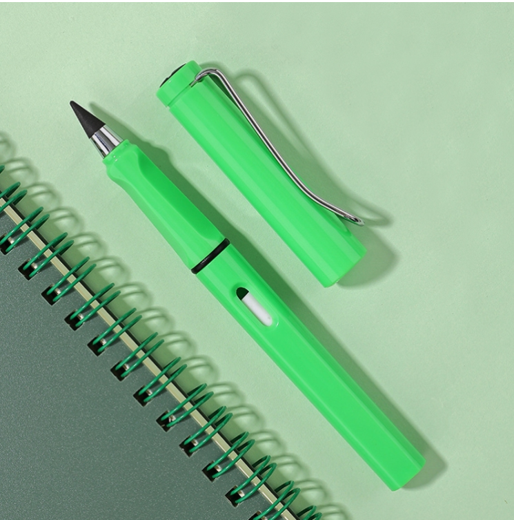 Inkless, non-sharpenable drawing and sketching pencils, unbreakable and erasable HB writing pencils.