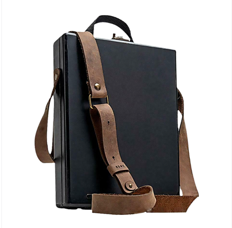 Writer&#039;s Messenger Wooden Box Walnut Briefcase