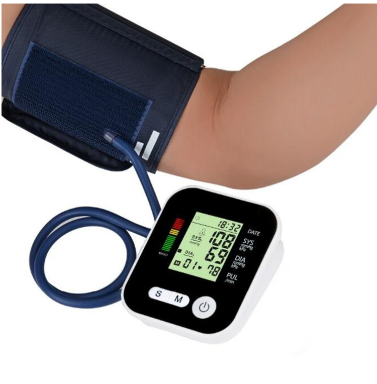 Arm-type household electronic automatic hypertension measuring instrument sphygmomanometer