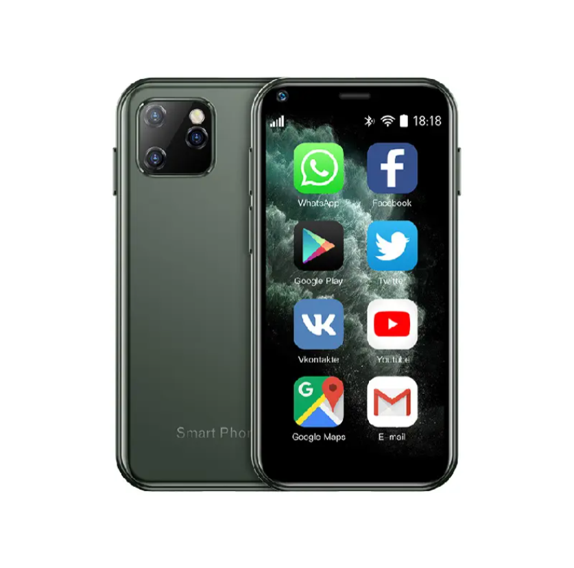 Original SOYES XS11 Mini Smartphone 1GB+8GB Android Small Phone 3G Wifi for Google store Face Recognition Smallest Mobile Phones