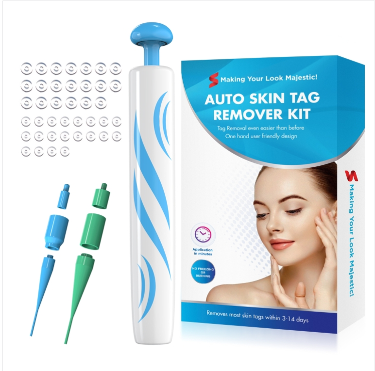 2-in-1 Skin Exfoliator Pen Mole Remover Wart Remover Kit Facial Care Beauty Tools