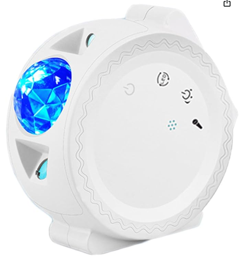 Tuya Smart Star Projetor de luz noturna, projetor WiFi Galaxy, projetor de música LED céu estrelado compatível com Alexa e Google Home Assistant, para