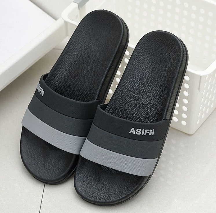 Men&#039;s and women&#039;s slippers summer non-slip couple home out a word slippers