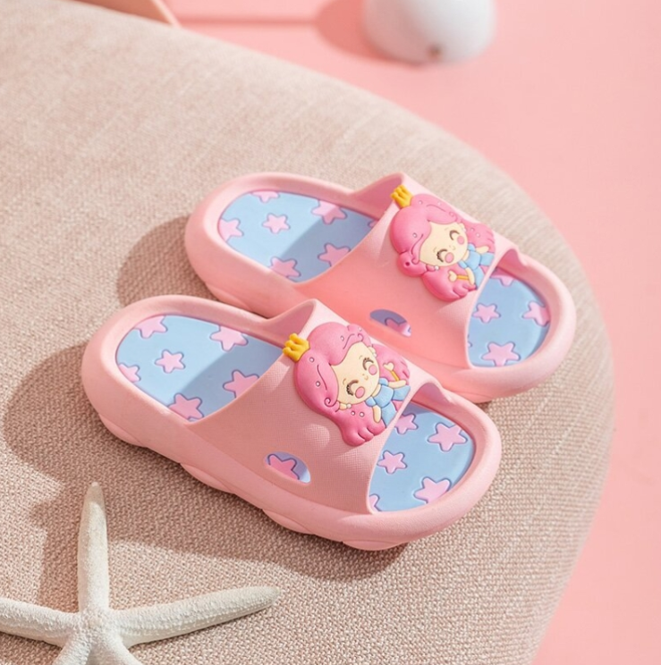 Children&#039;s slippers cartoon non-slip soft bottom sandals