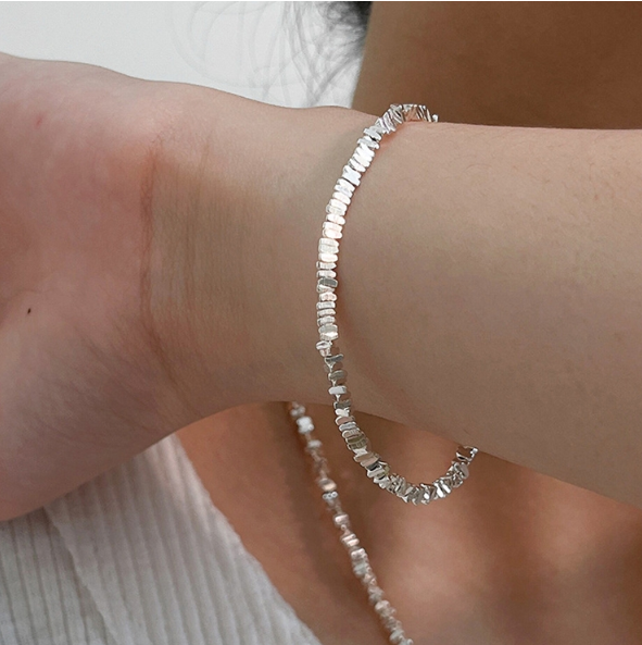 S925 sterling silver gypsophila beanie women&#039;s bracelet