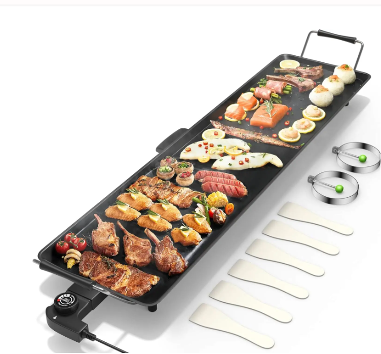 35&quot; Electric Griddle Teppanyaki Grill BBQ