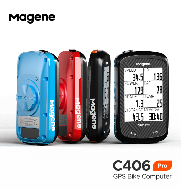 Magene C406pro bicycle wireless smart computer English version GPS speed monitoring cycling ANT+