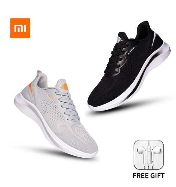 Xiaomi Youpin Sneakers Outdoor Casual Shoes Men 2022 New Fashion Mesh Breathbale Shock Absorption Sport Male Running Shoes Flats