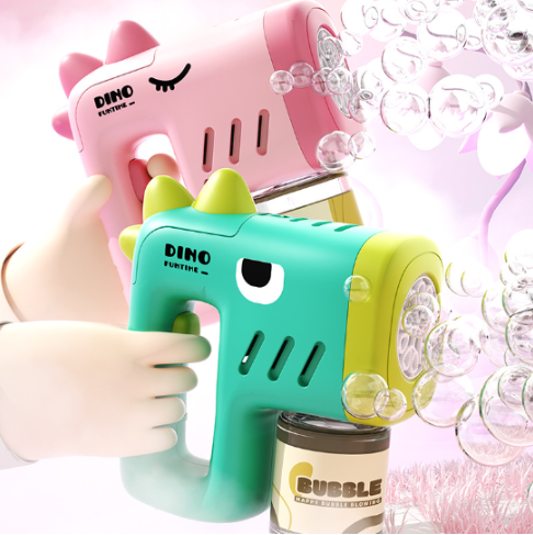 Cross-border Douyin hot-selling bubble machine children&#039;s Internet celebrity fully automatic Gatling toy manufacturer direct sales e-commerce pac