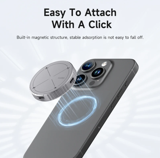 Hagibis Magnetic M.2 2230 NVMe SSD Enclosure Magsafe SSD Case USB C 3.2 Gen2 to NVMe PCI-E for iPhone 15 Pro Max ProRes MacBook