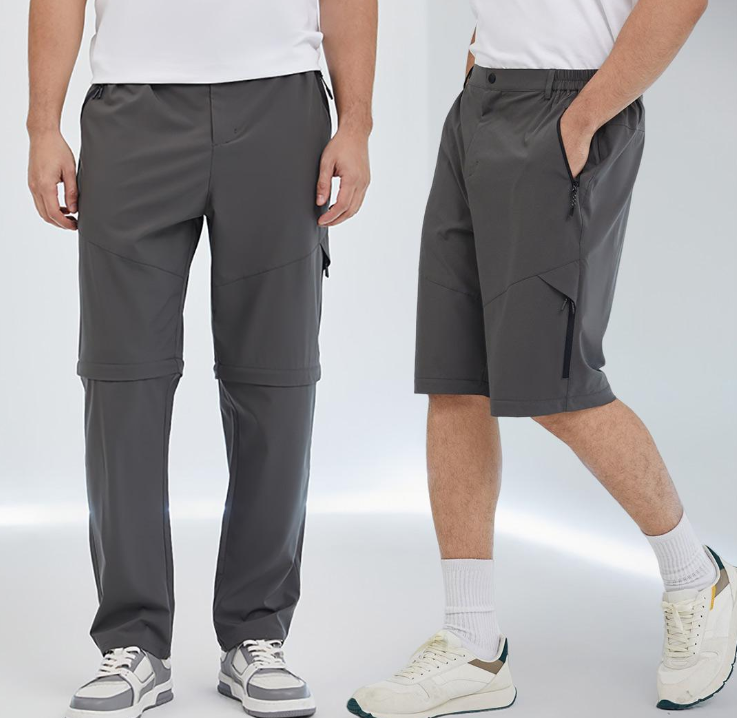 Youpin outdoor leisure moisture-absorbing, quick-drying, breathable and wear-resistant one-pants, two-wear long shorts, detachable