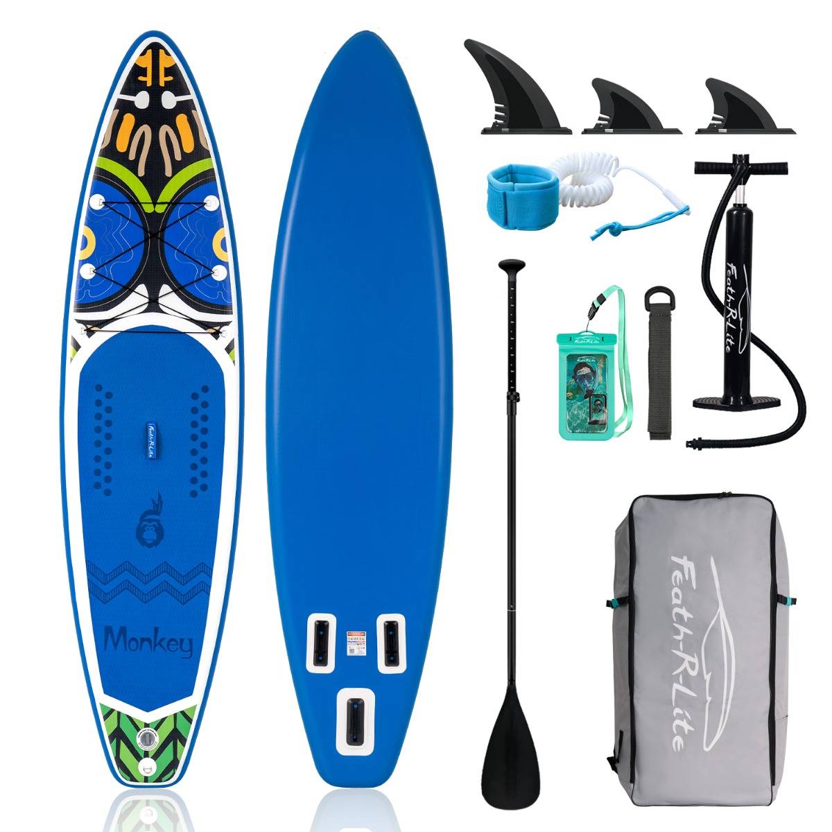 FunWater Sup Board Inflatable Surfboard Stand Up Paddle Board 350*84*15CM / 335 x 83 x 15 cm Complete Inflatable Sup Paddle Board Accessories