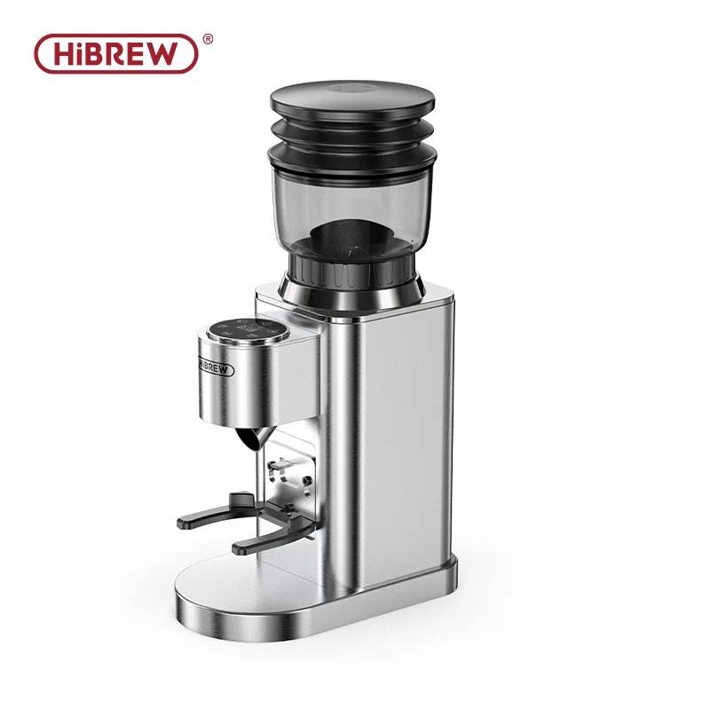 HiBREW Automatic Burr Mill Electric Coffee Grinder with 48 Gears for Espresso American Coffee Pour Over Visual Bean Storage G7