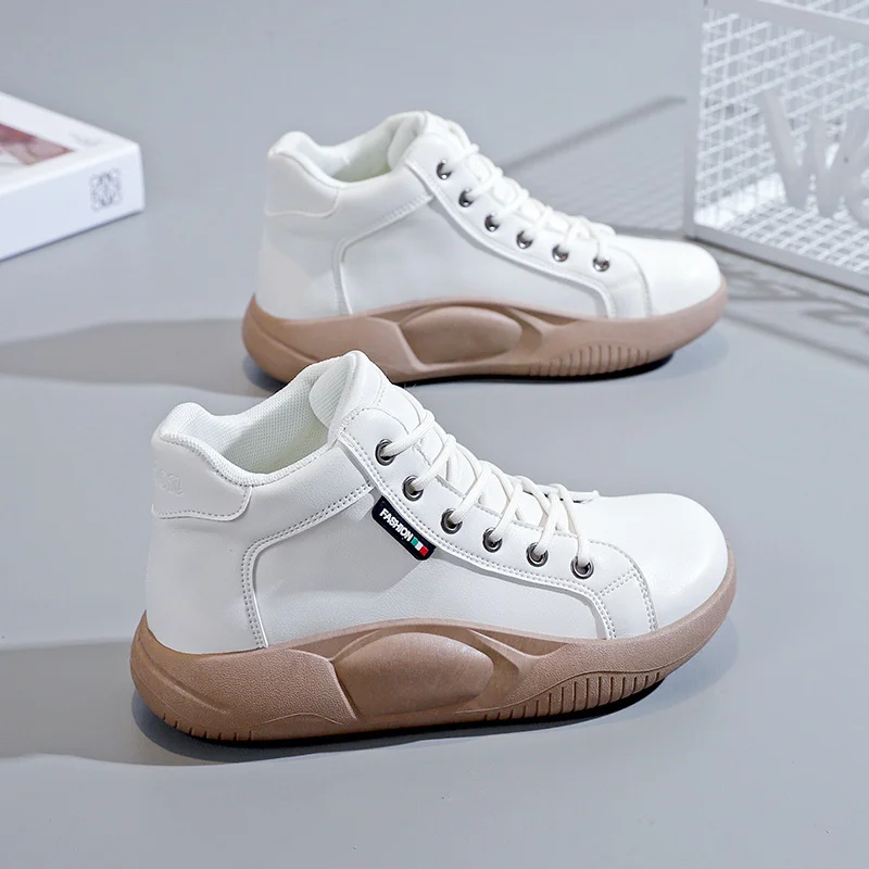 Thick-Soled High Top Martin Boots for Women