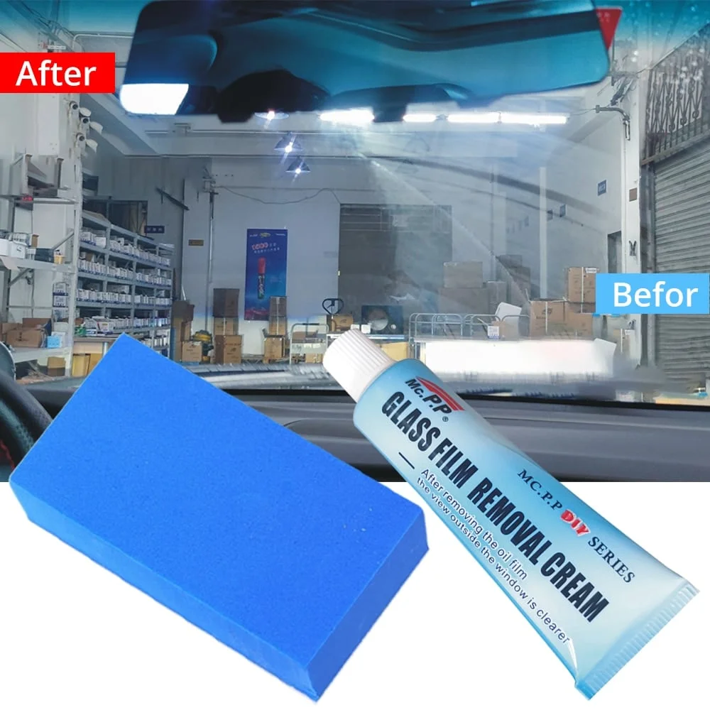 Safe and Durable Car Glass Oil Film Cleaner
