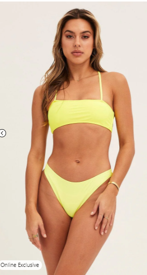 Two-Piece Orange Bikini for Summertime Fashion