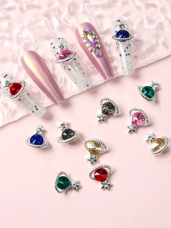 Nail Art Decoration with 12pcs Planet Design