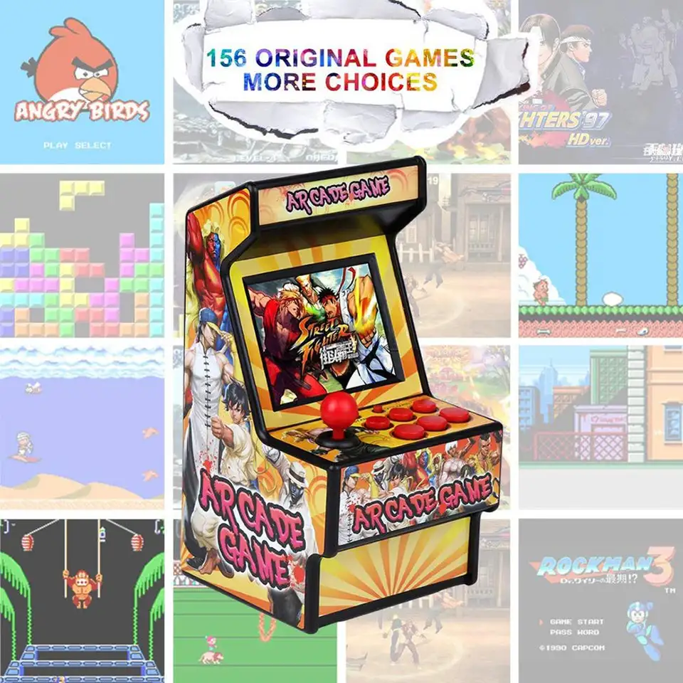 16-bit Retro Arcade Handheld Gaming Console - Portable Mini Console