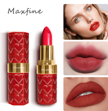 MAXFINE 18 colors lipstick  matte lipstick no transfer no color long lasting