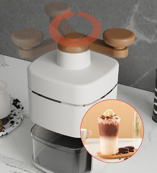 The new ice crusher high-power ice crusher ice breaker  smoothie machine snowflake home manual ice shaving machine
