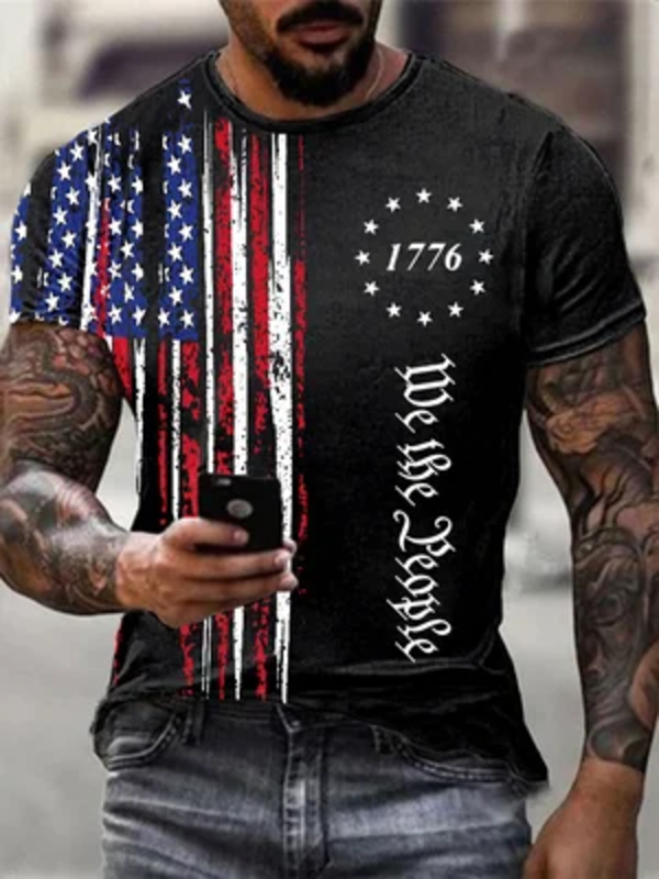 Men&#039;s 4th of July Casual T-shirt