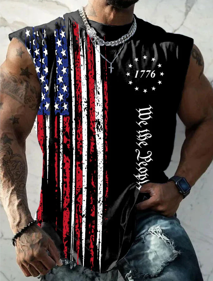 Men&#039;s Fourth of July Casual Tank Top