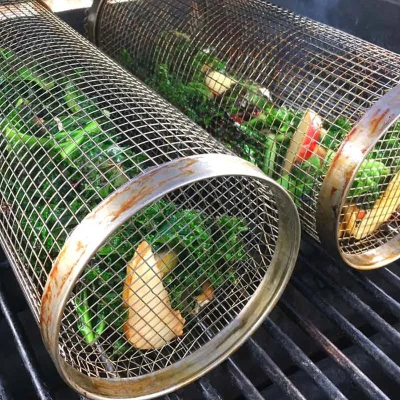 Last Day 49% OFF-Rolling Grilling Basket