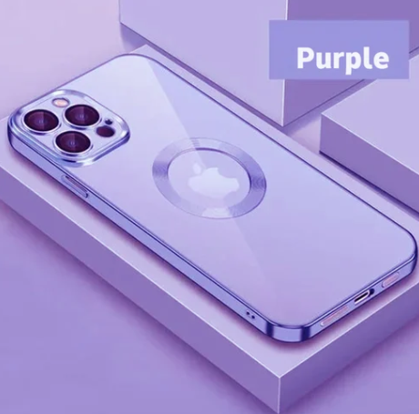 HOT SALE  New Version 2.0 Transparent Electroplated iPhone Case With Camera Protector