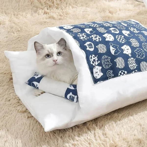 Japanese style warm four seasons pet bed