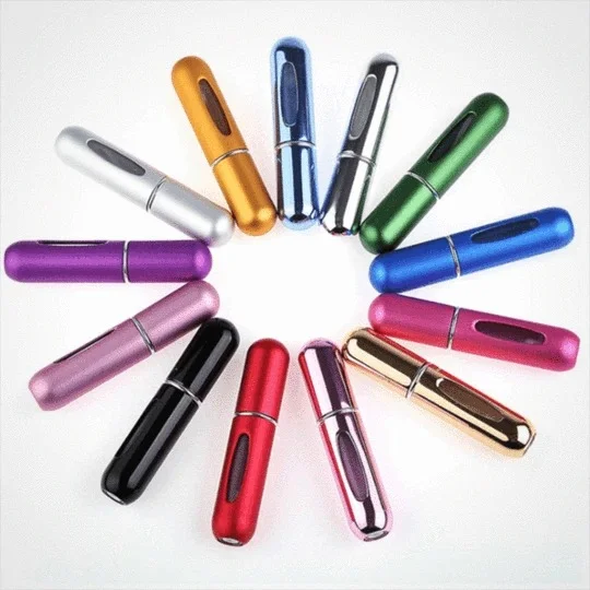 Portable Mini Refillable Perfume Empty Spray - 5 PCS