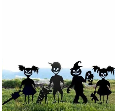 ghost zombies - Halloween yard decor Metal art