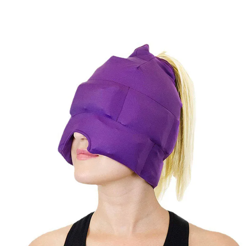 Yolo Firm Fitting Cap for Headache And Migraine Relief Reduce Pressure Lasting Cooling Gel Ice Therapy Hat